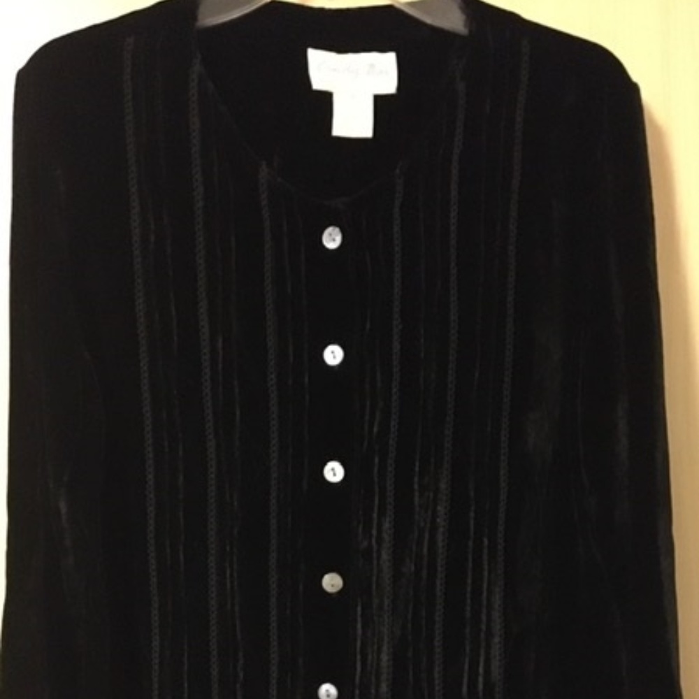 Black Velvet Tunic